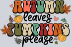 Autum Leaves and Pumpkin Please 1 - STK07118