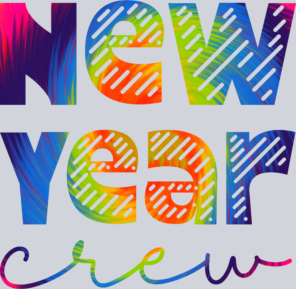 New Year Crew Rainbow - STK04493