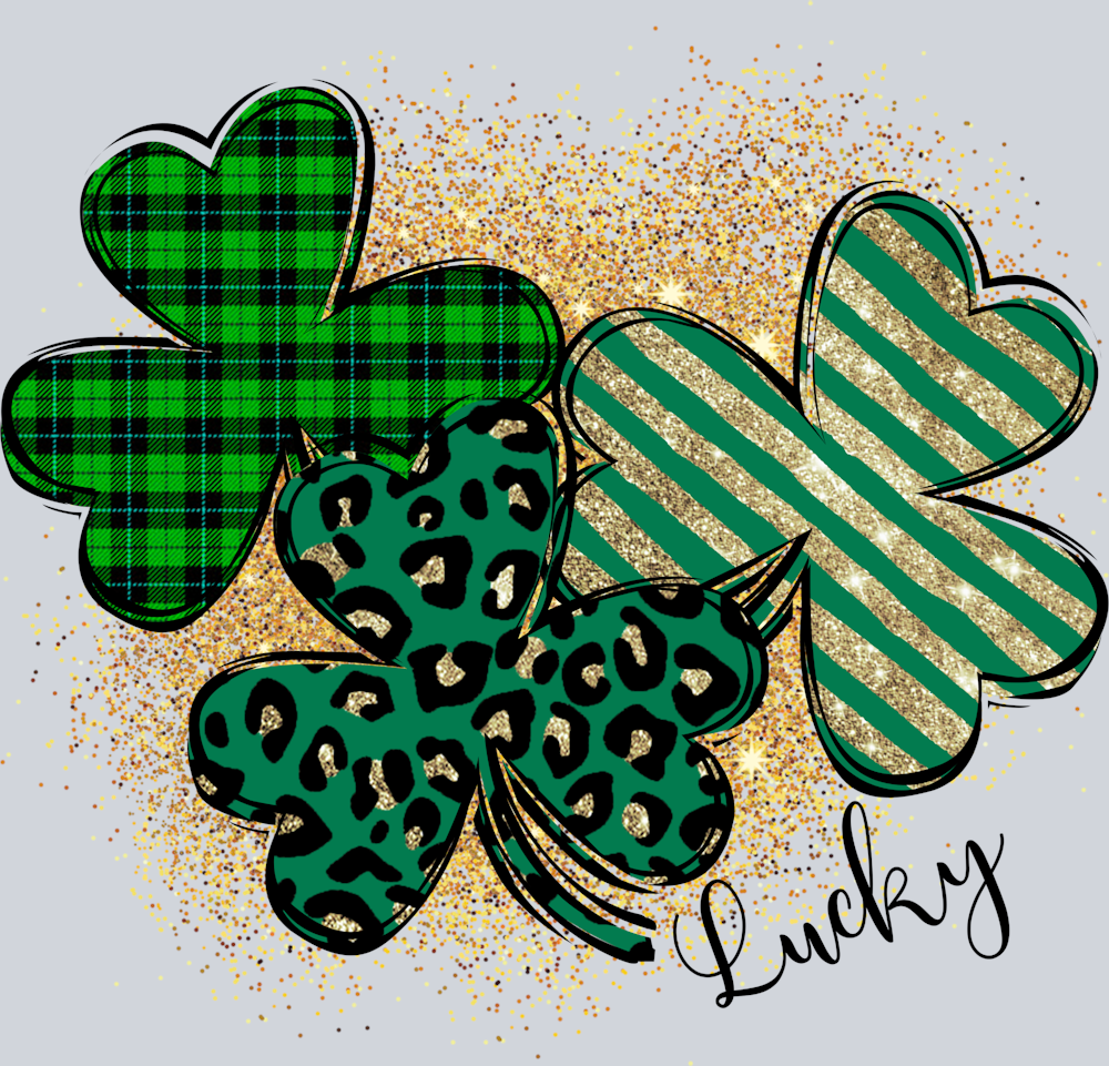 Shamrock Patterns Lucky - STK05432