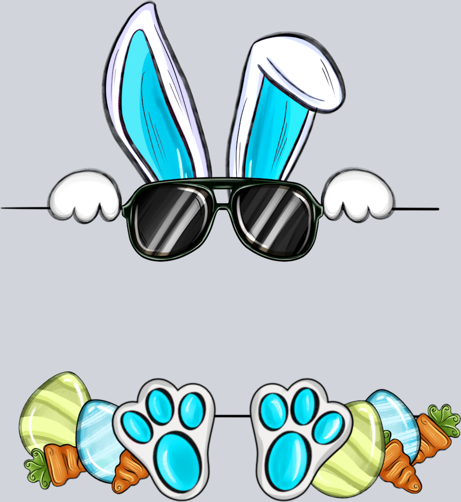 Easter Bunny Name Plate 1 - STK06970