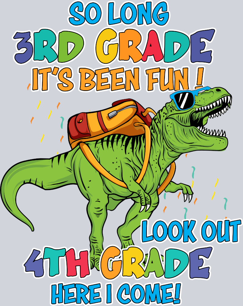 So Long 3rd Grade It's Been Fun - STK05575