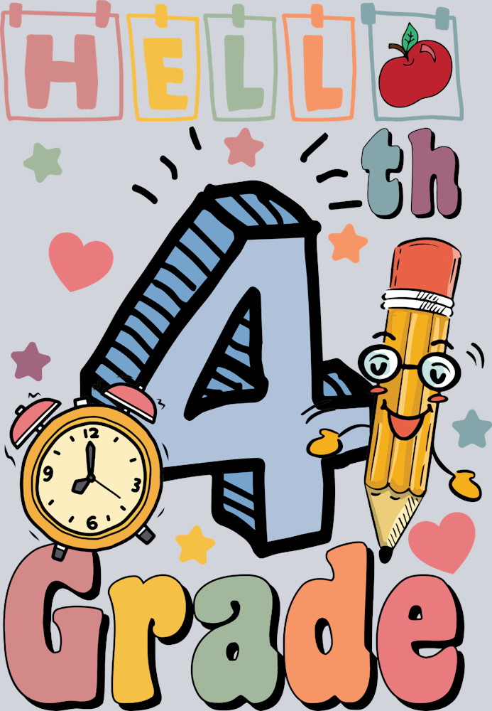 Hello 4th Grade - STK02670