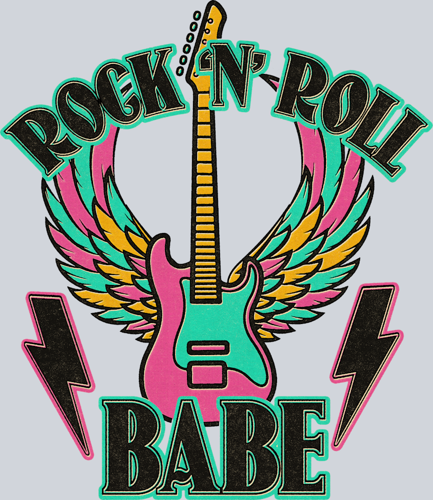 Rock N Roll Babe Bright - STK05262
