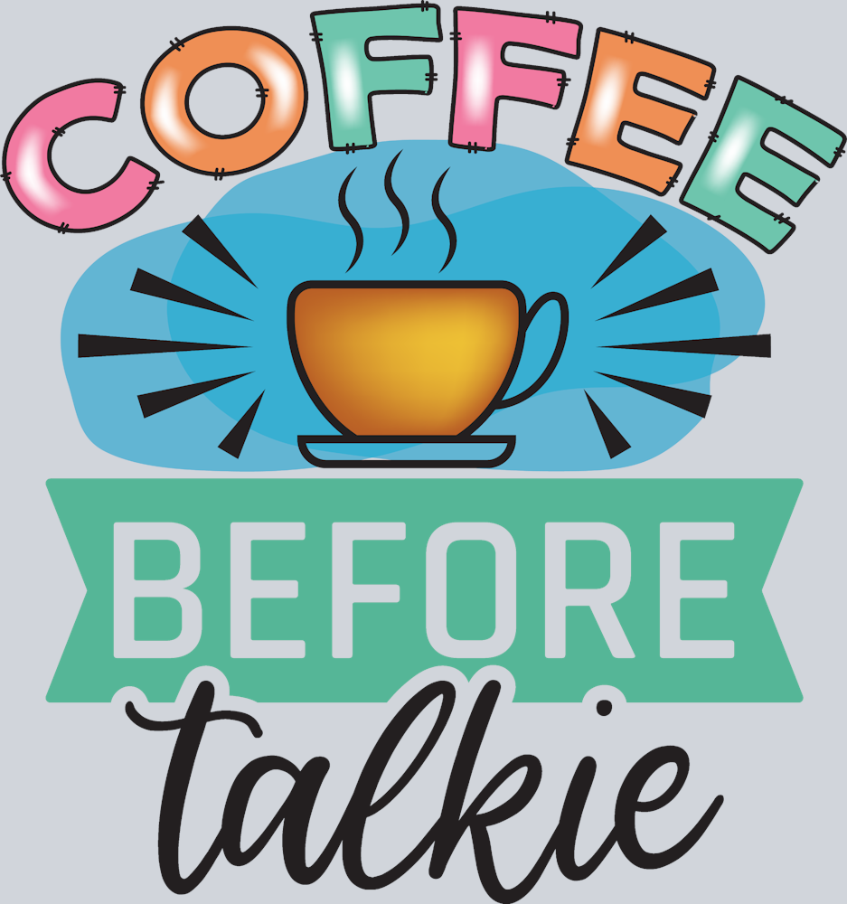 Coffee Before Talkie Pastel - STK01393