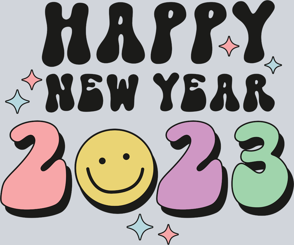 Happy New Year Smiley - STK02588