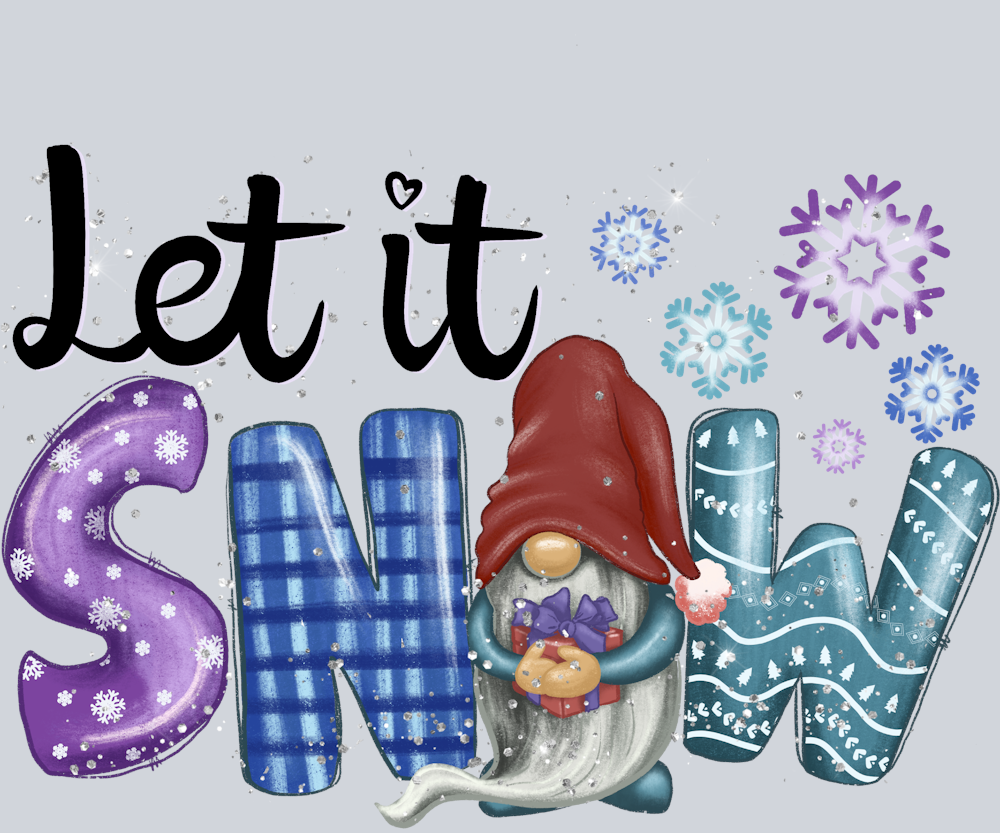 Gnome Let It Snow - STK02298