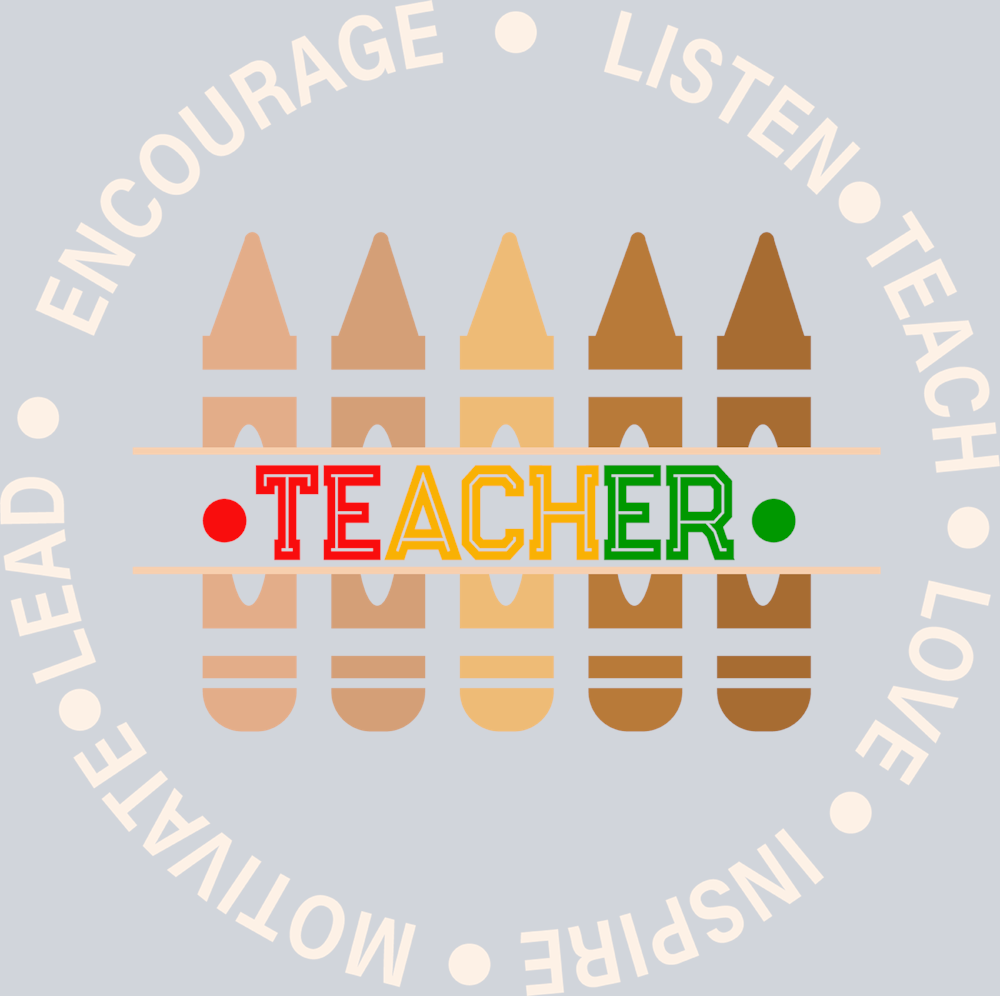 Listen Teach Love Inspire Motivate Lead Encourage - STK03612