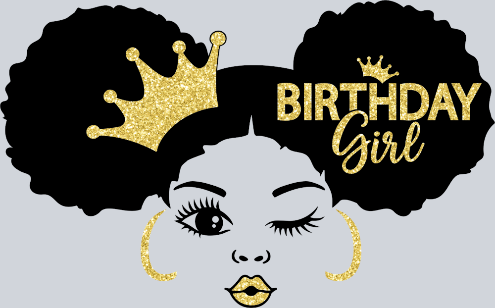 Birthday Girl Glitter - STK00565