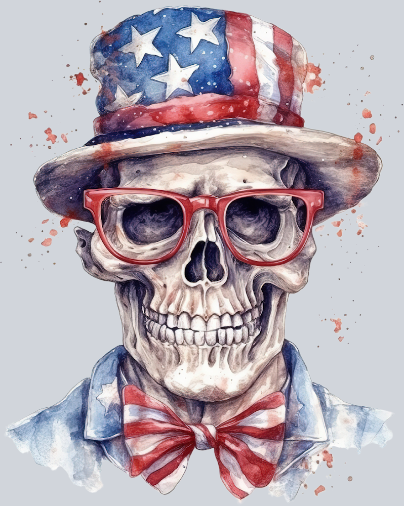 Skull Patriotic 7 - STK05546