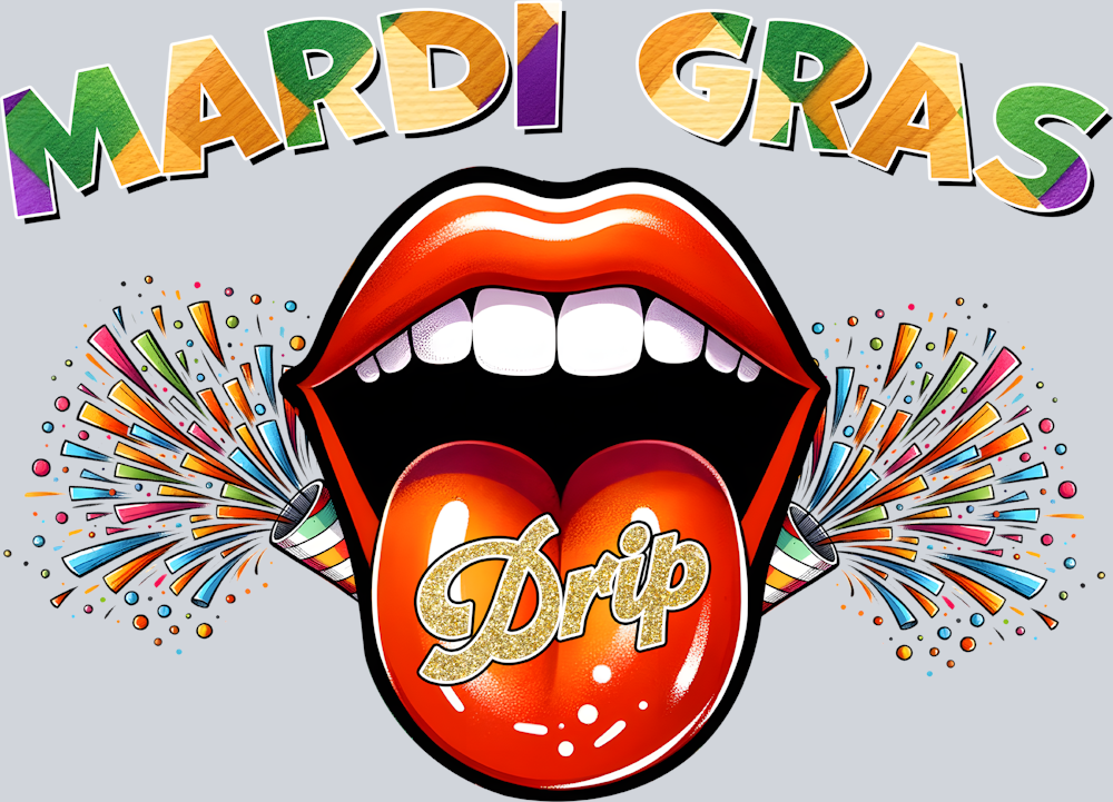 Mardi Gras Drip - STK04038