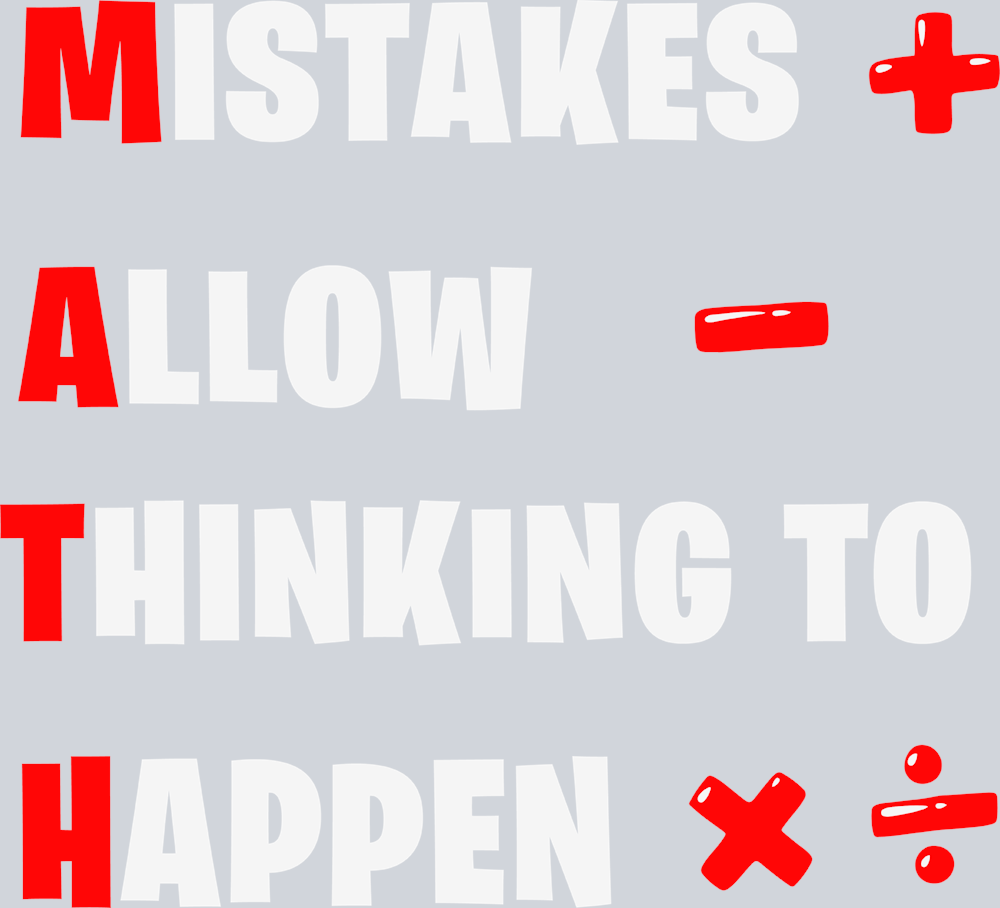 Mistakes Allow Thinking To Happen 1 - STK04296
