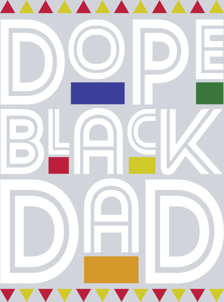 Dope Black Dad White - STK01704