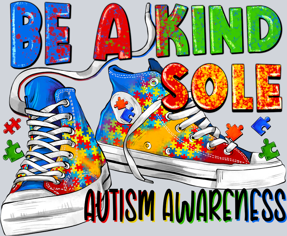 Be A Kind Sole Autism Awareness - STK00461