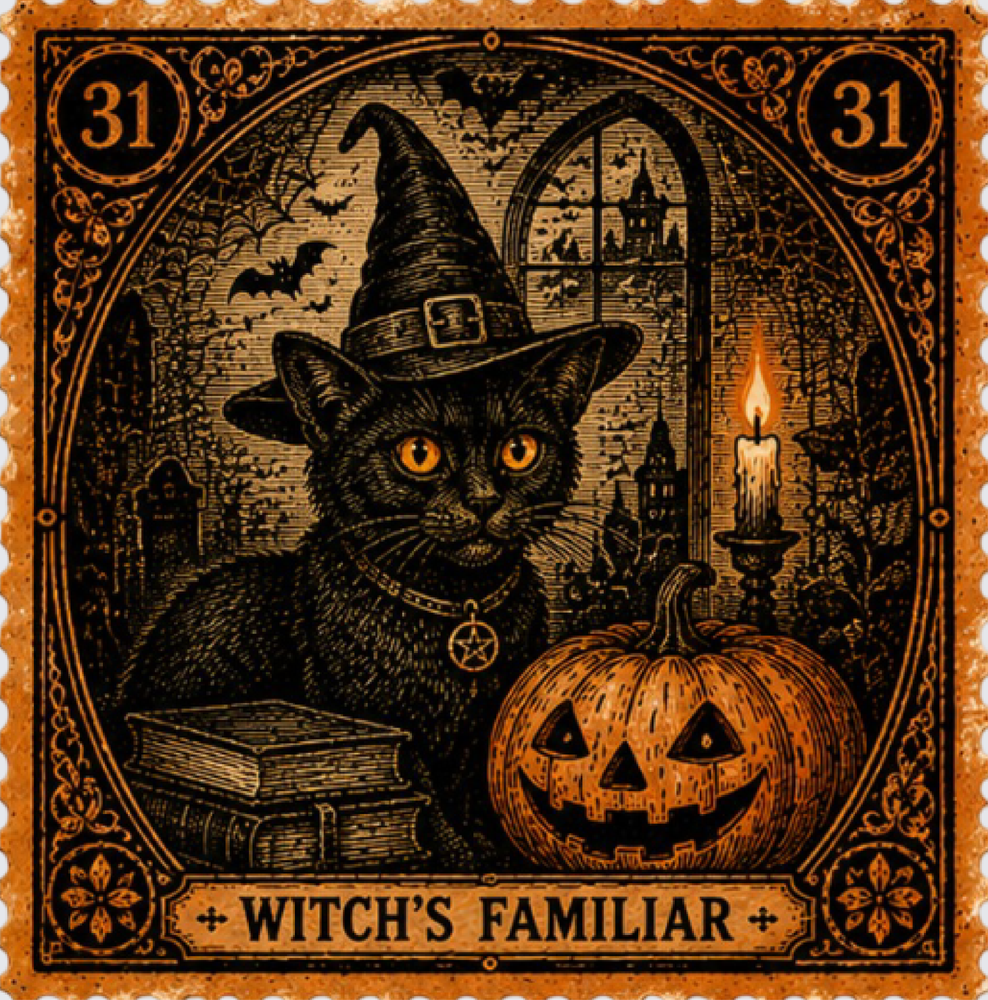 Witchs Familiar Stamp - STK08368