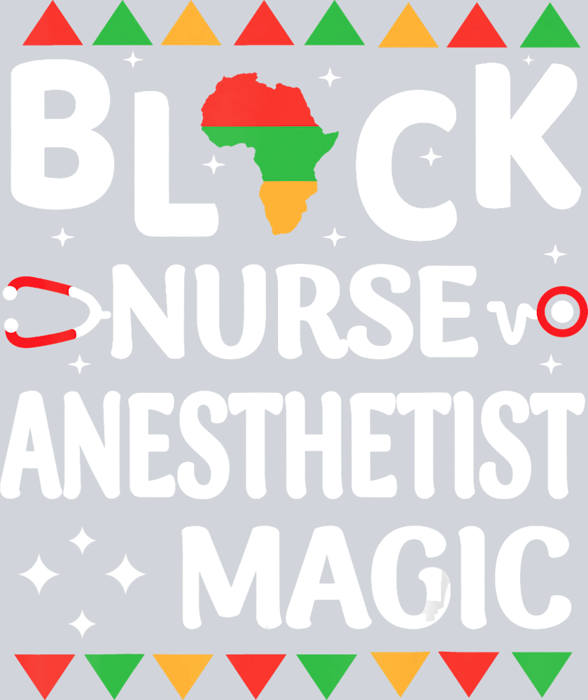Black Nurse Anesthetist Magic - STK00887