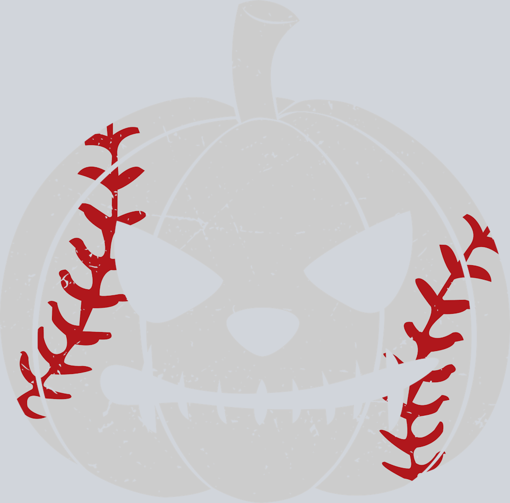 Sports Halloween Baseball Pumpkin - STK05686