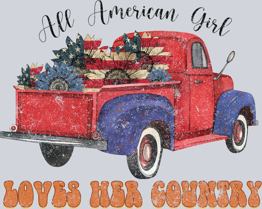 All American Girl Loves Her Country - STK00097