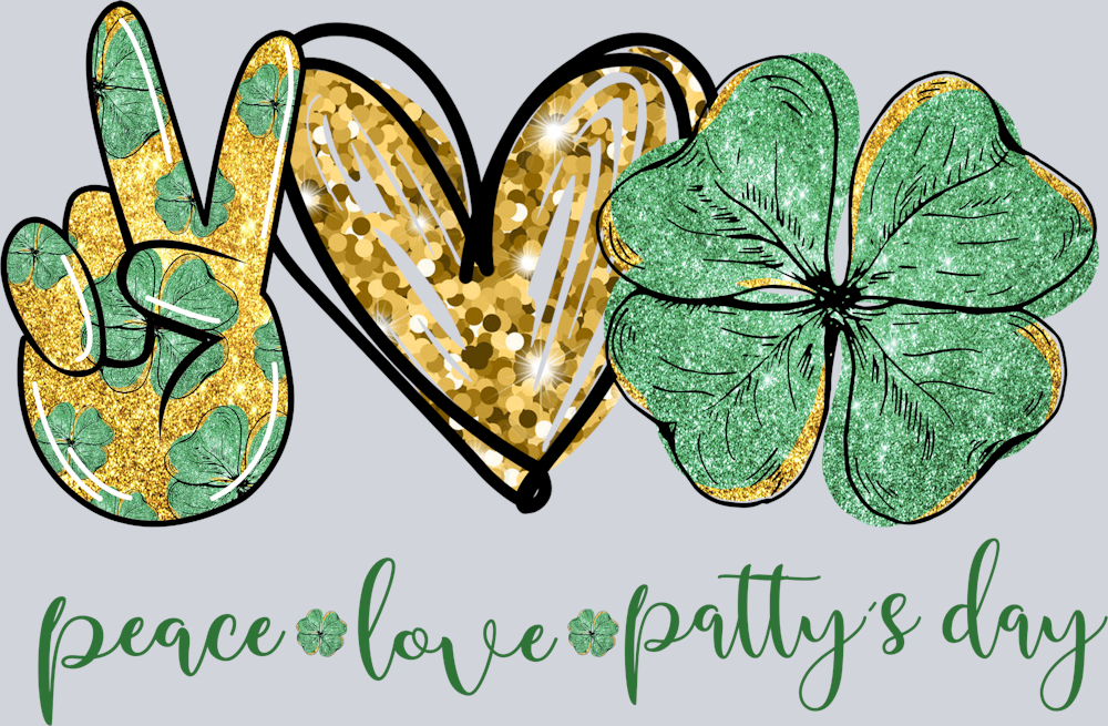 Peace Love Pattys Day - STK04771