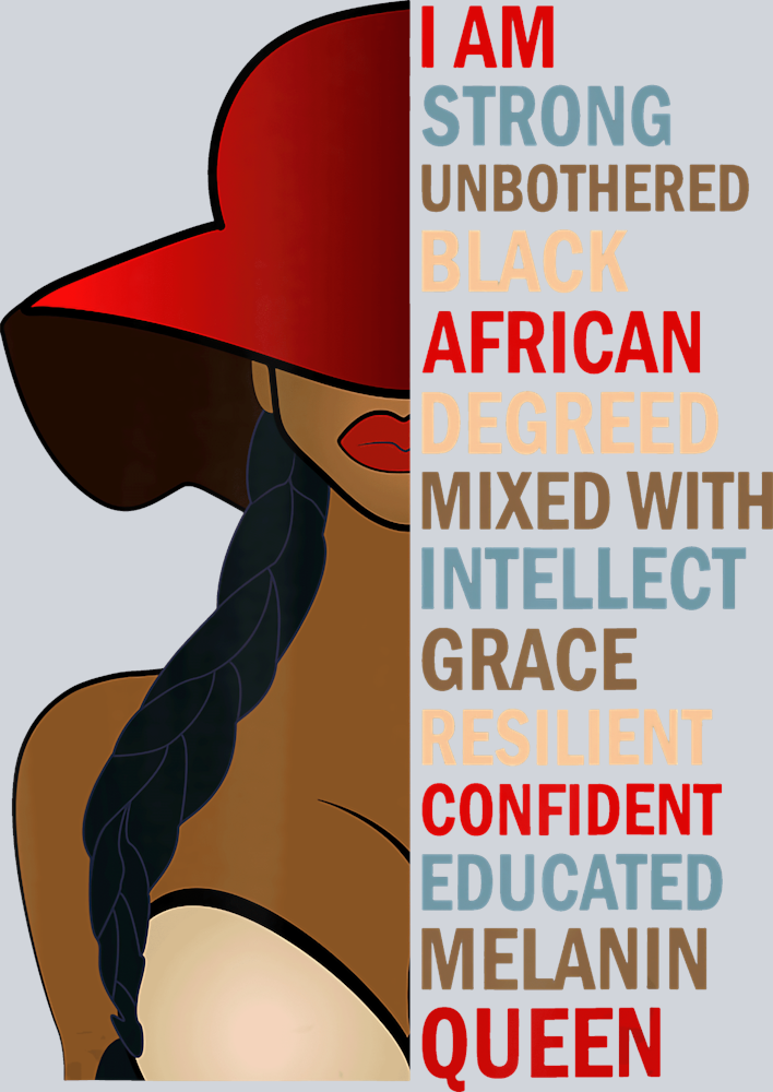 I Am African Confident Queen - STK02839