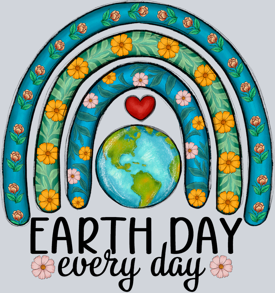 Earth Day Every Day Rainbow - STK01749