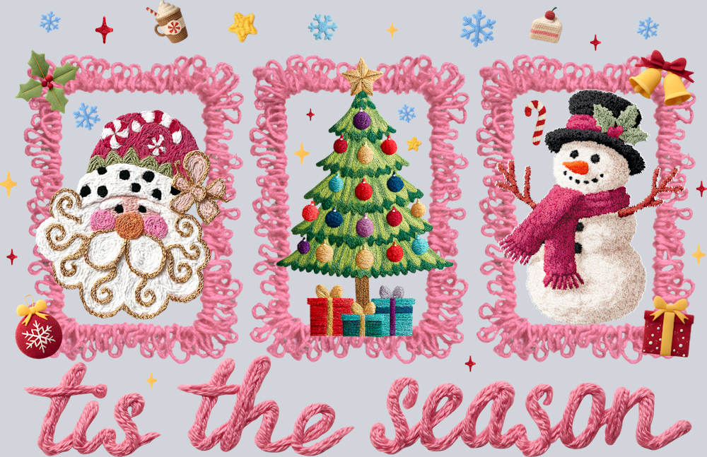 Faux Yarn Tis the Season 2 - STK07514