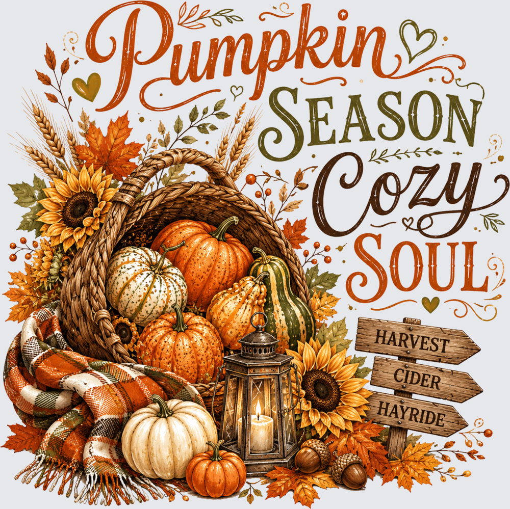 Pumpkin Season Cozy Soul - STK08216