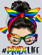 Pride Life Messy Bun 2 - STK05000
