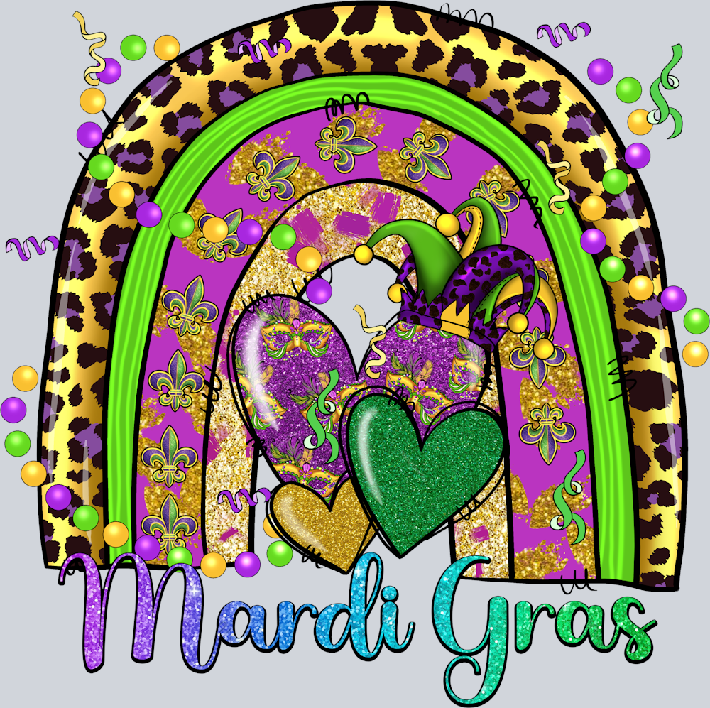 Mardi Gras Rainbow - STK04096