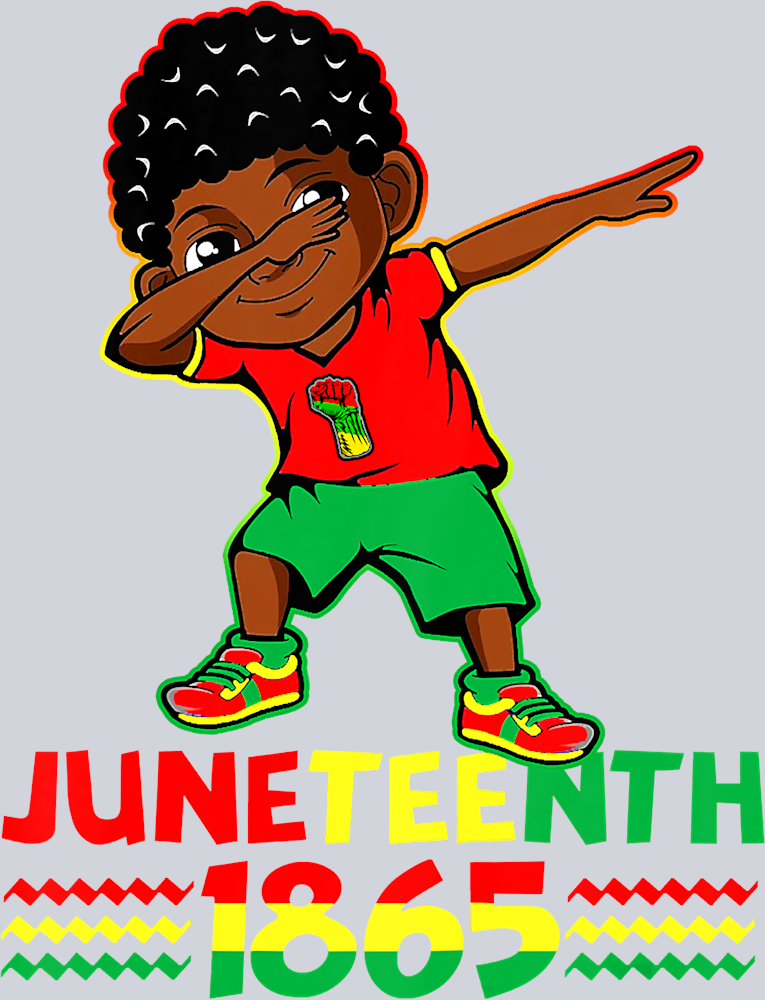 Juneteenth 1865 Dabbing Boy - STK03344