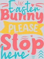 Easter Bunny Please Stop Here - STK01758