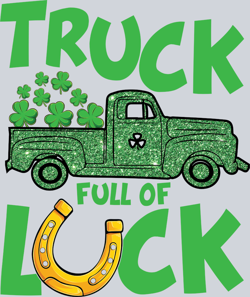 Lucky Green Truck Luck - STK03845
