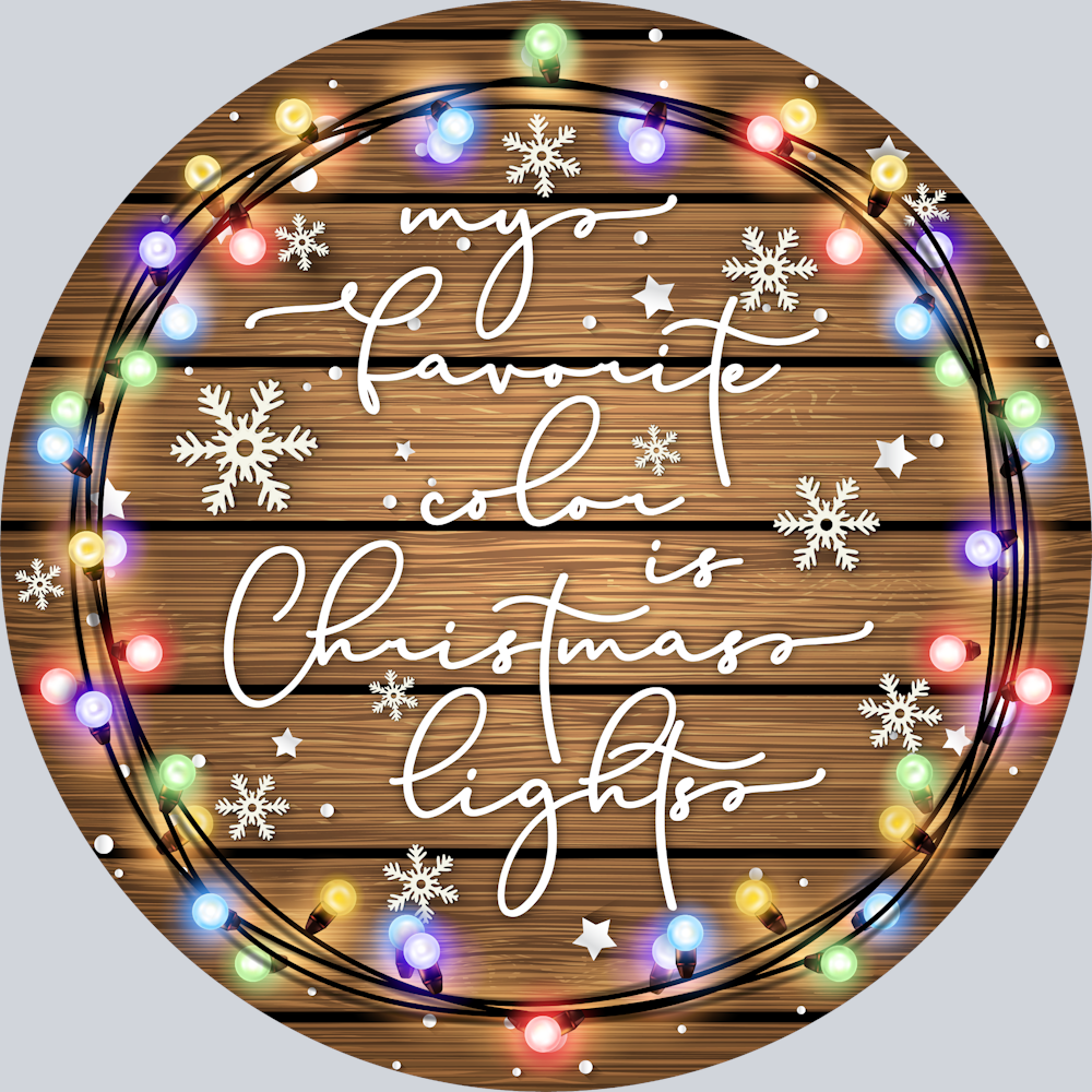 Favorite Color Christmas Lights - STK01953