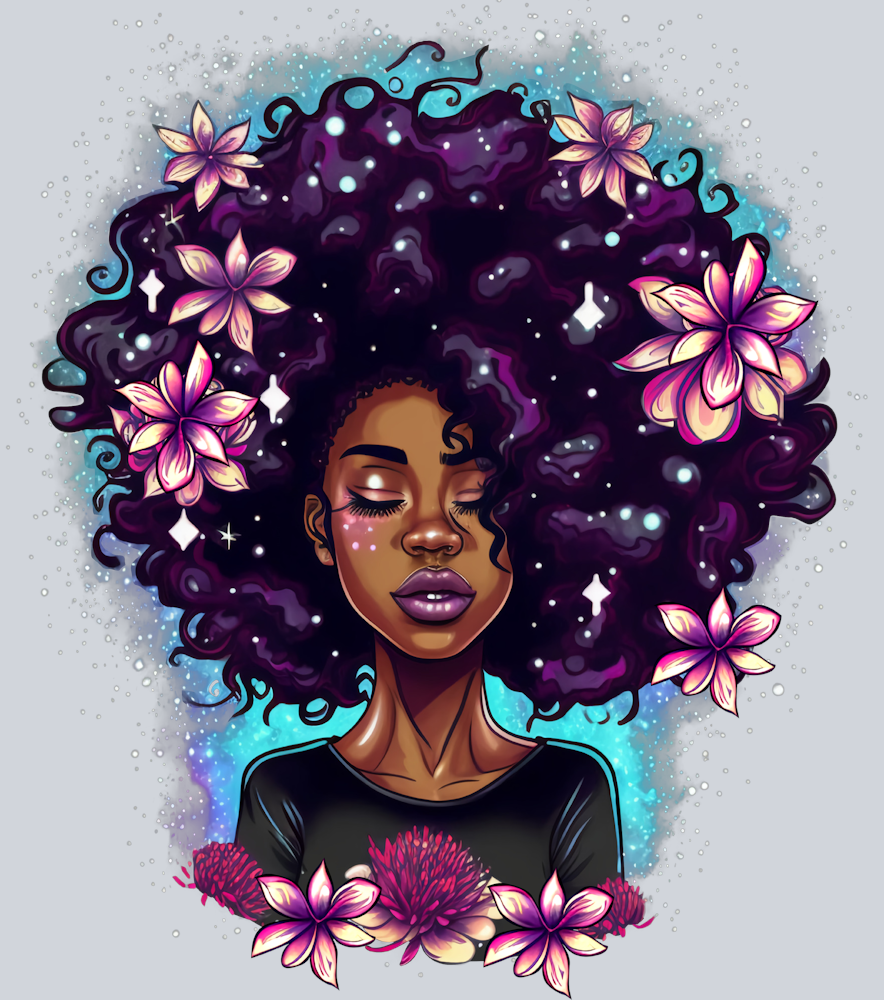 Black Woman Imagine - STK00978