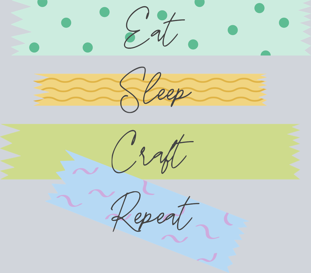 Eat Sleep Craft Repeat  - STK01814