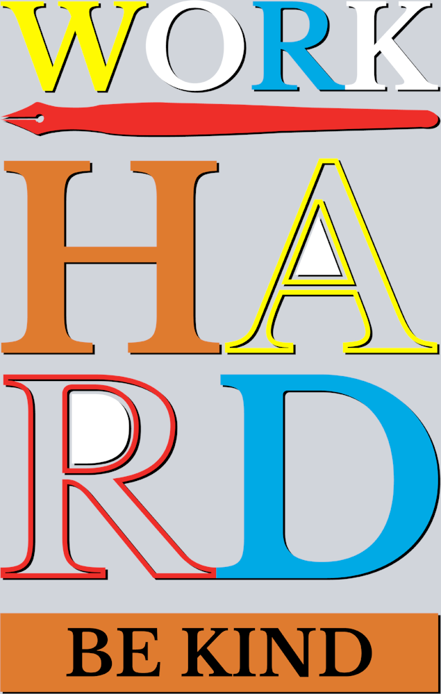 Work Hard Be Kind - STK06527