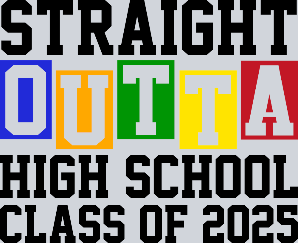 Straight Outta Highschool Black - STK05824