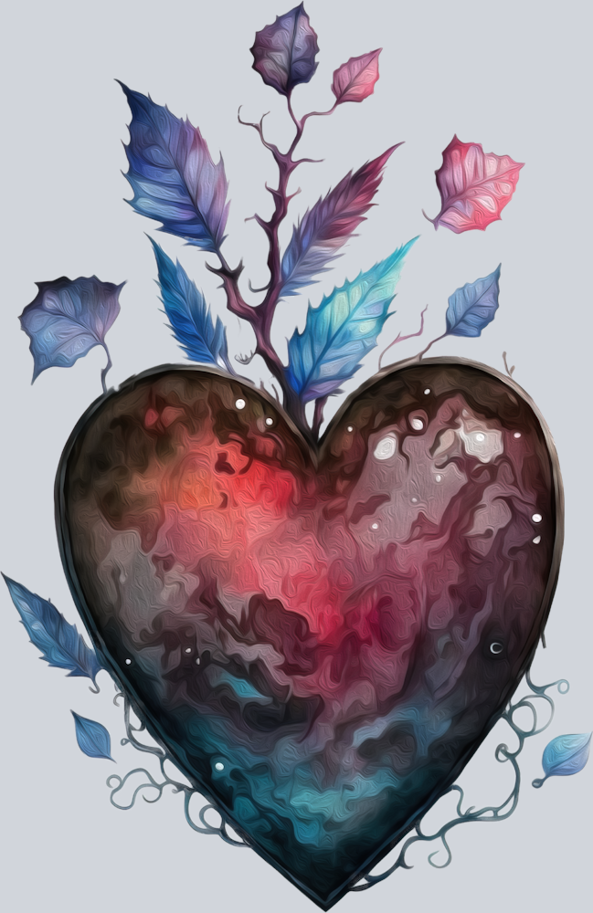 Goth Heart 9 - STK02404