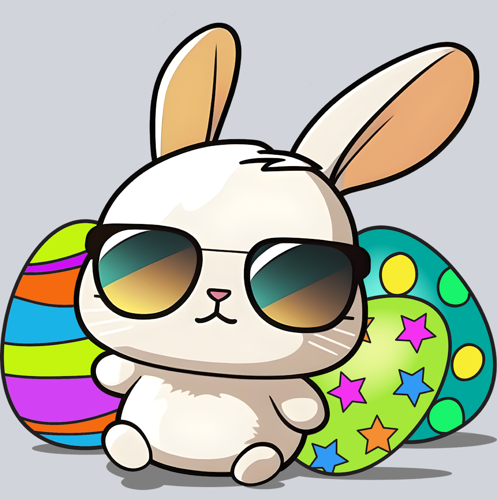 Cool Easter Bunny - STK01432