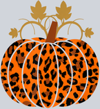 Animal Leopard Print Pumpkin Halloween Fall Autumn - STK00255