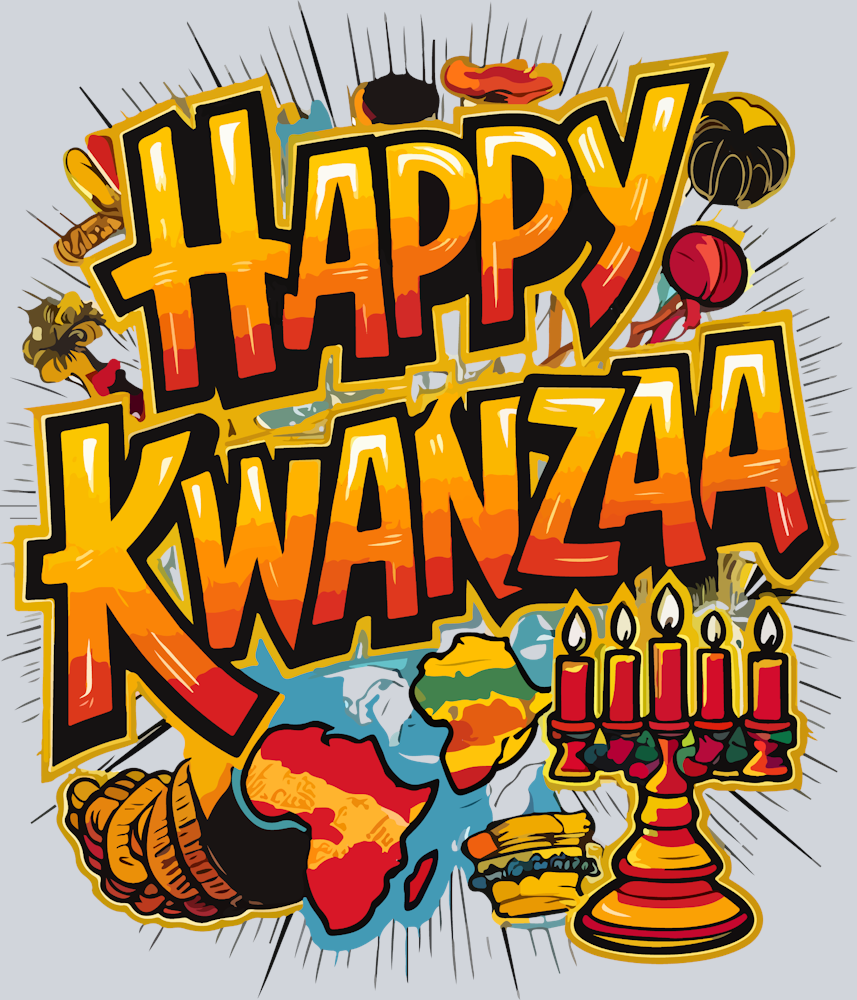 Happy Kwanzaa Mural - STK02578
