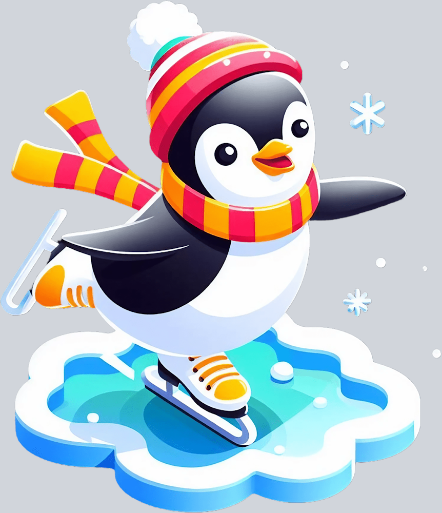 Skating Penguin 2 - STK05485