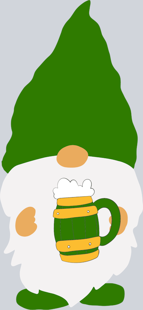 Gnome With Beer - STK02346