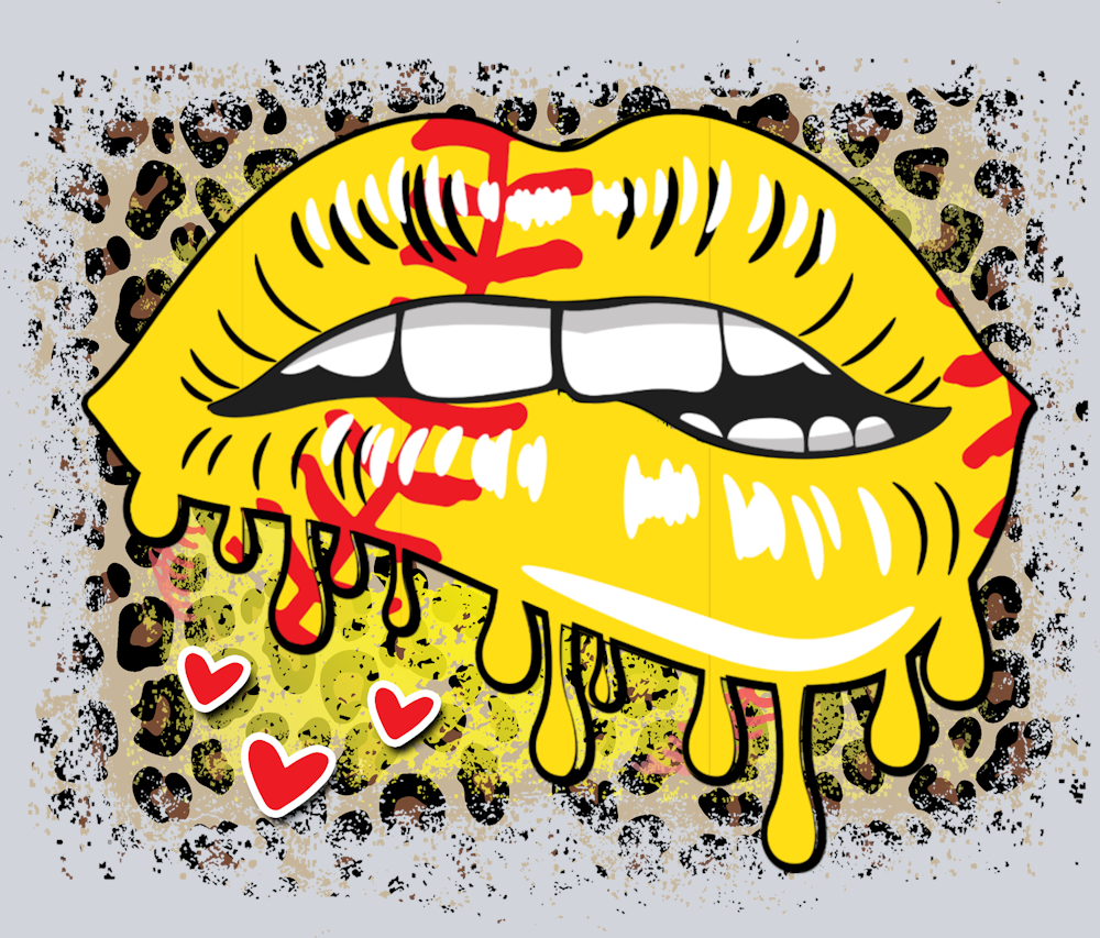 Softball Lips - STK07354