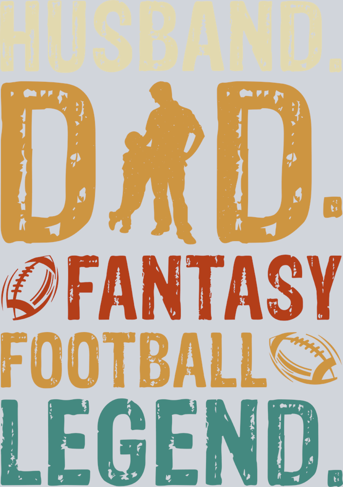 Husband Dad Fantasy Football Legend - STK02833