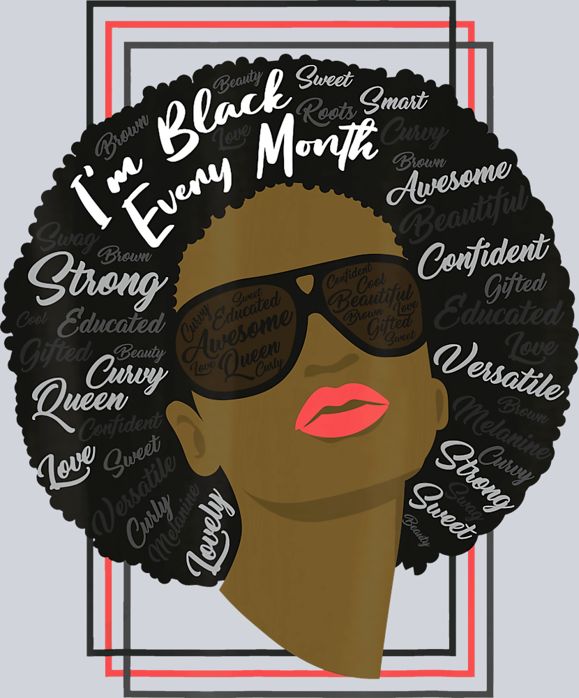 I Am Black Every Month 3 - STK02844