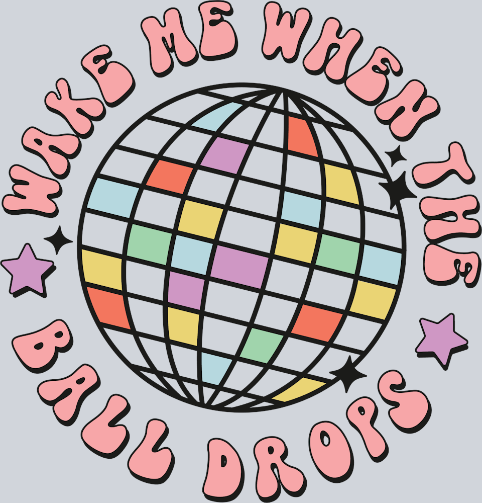 Retro Wake Me When The Ball Drops - STK05238