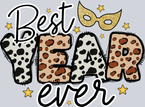 Best Year Ever Animal Print - STK00554
