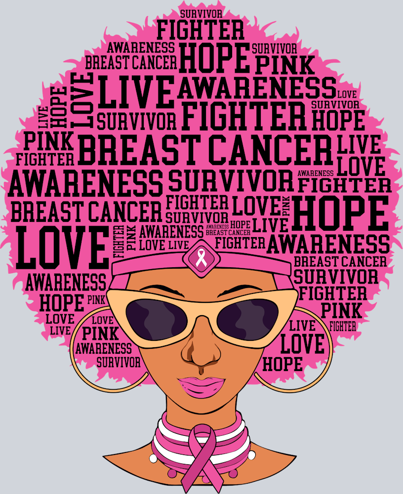 Pink Afro Woman BCA - STK06864