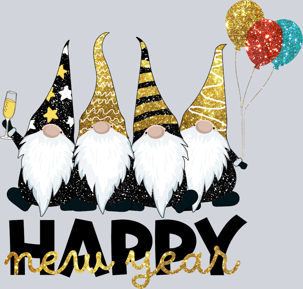 Gnomes Happy New Year - STK02349