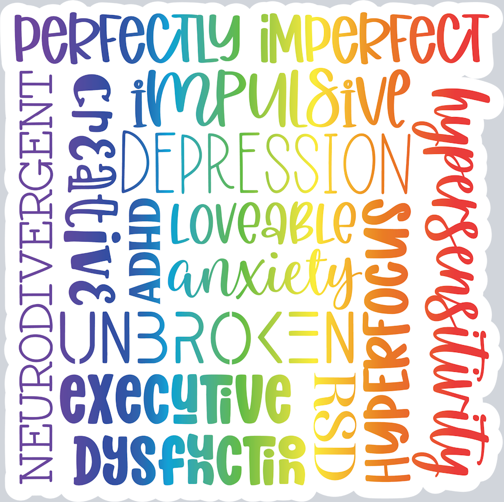 Neurodiversity Word Art Cloud - STK06754